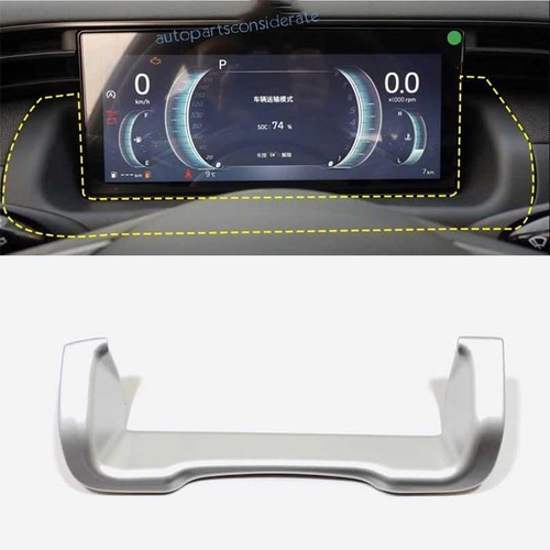 ABS Matt Silver Dash Speedometer Odometer Frame For Hyundai Santa Cruz ...