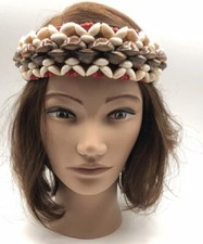 Cowrie Seashell Wedding Ceremonial Headband Headpiece