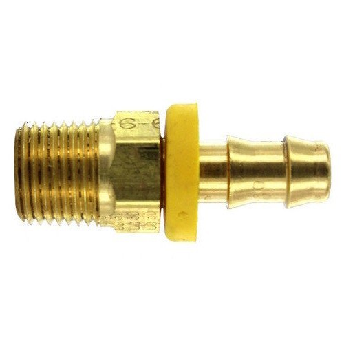 24PC LOT 4124-12-12 3/" Brass Push On Lock Hose Barb to 3/4" Male Pipe
