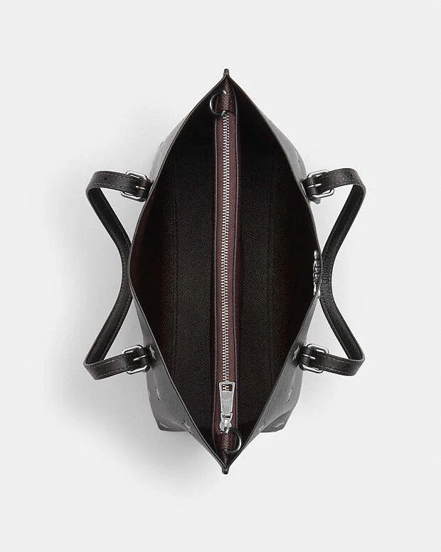 Borsa Coach Mollie 25 nuova con etichetta con stampa stelle CW022