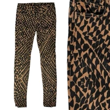 Joe's Jeans The Skinny Jeans Size 27 Black & Brown Abstract Tribal Print Fall