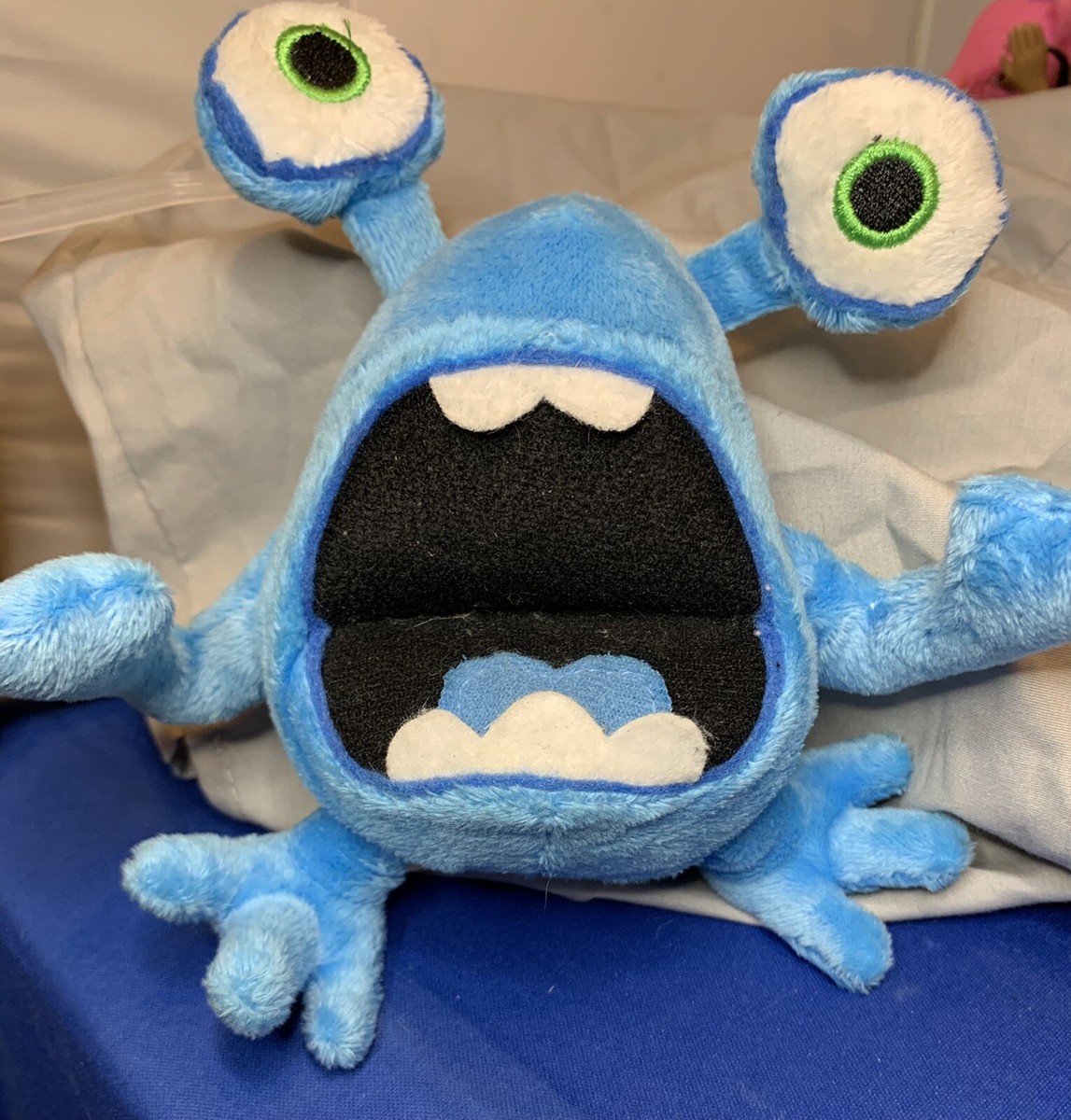DAN DEE BLUE screaming ALIEN MONSTER Plush Stuffed Toy 6”. | eBay
