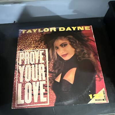 TAYLOR DAYNE　12inch promo Taylor Dayne - Prove Your Love 12” | eBay