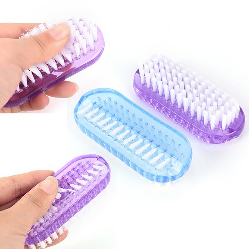 Plastic Nail Cleaning Scrubbing Brush Double Sided Hand Nail Brush CJC$i - Picture 9 of 9