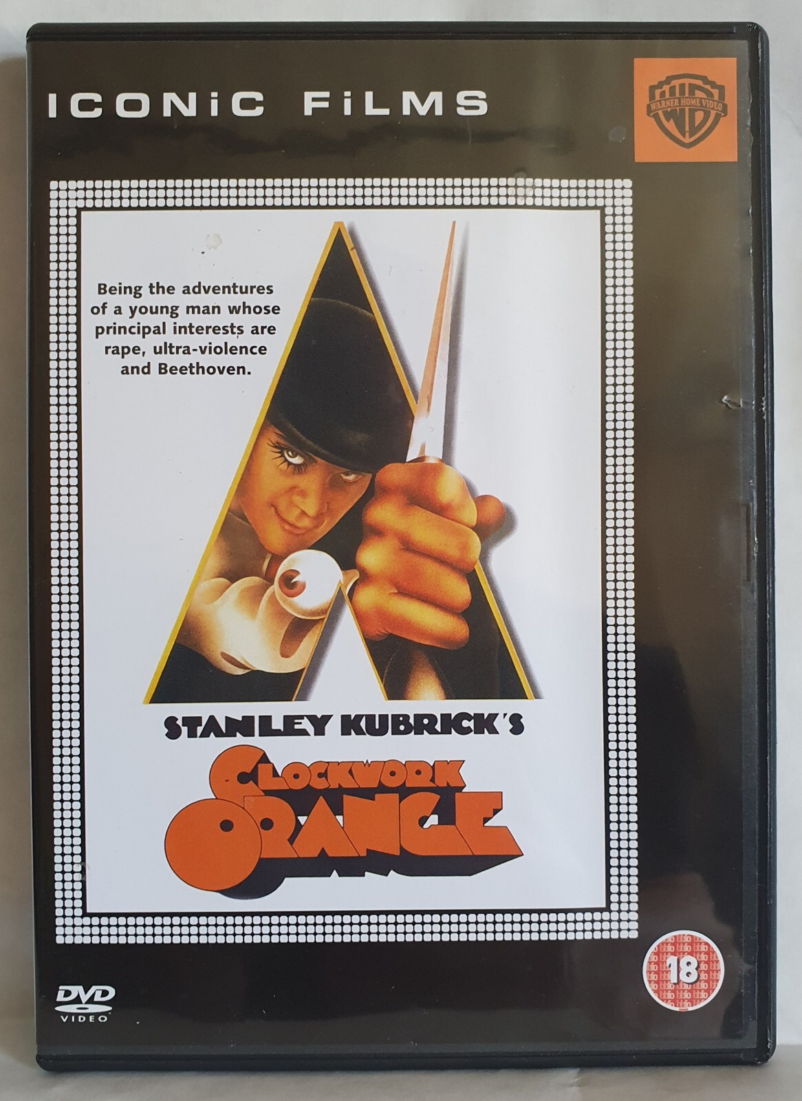 Clockwork Orange Iconic DVD Stanley Kubrick vgc