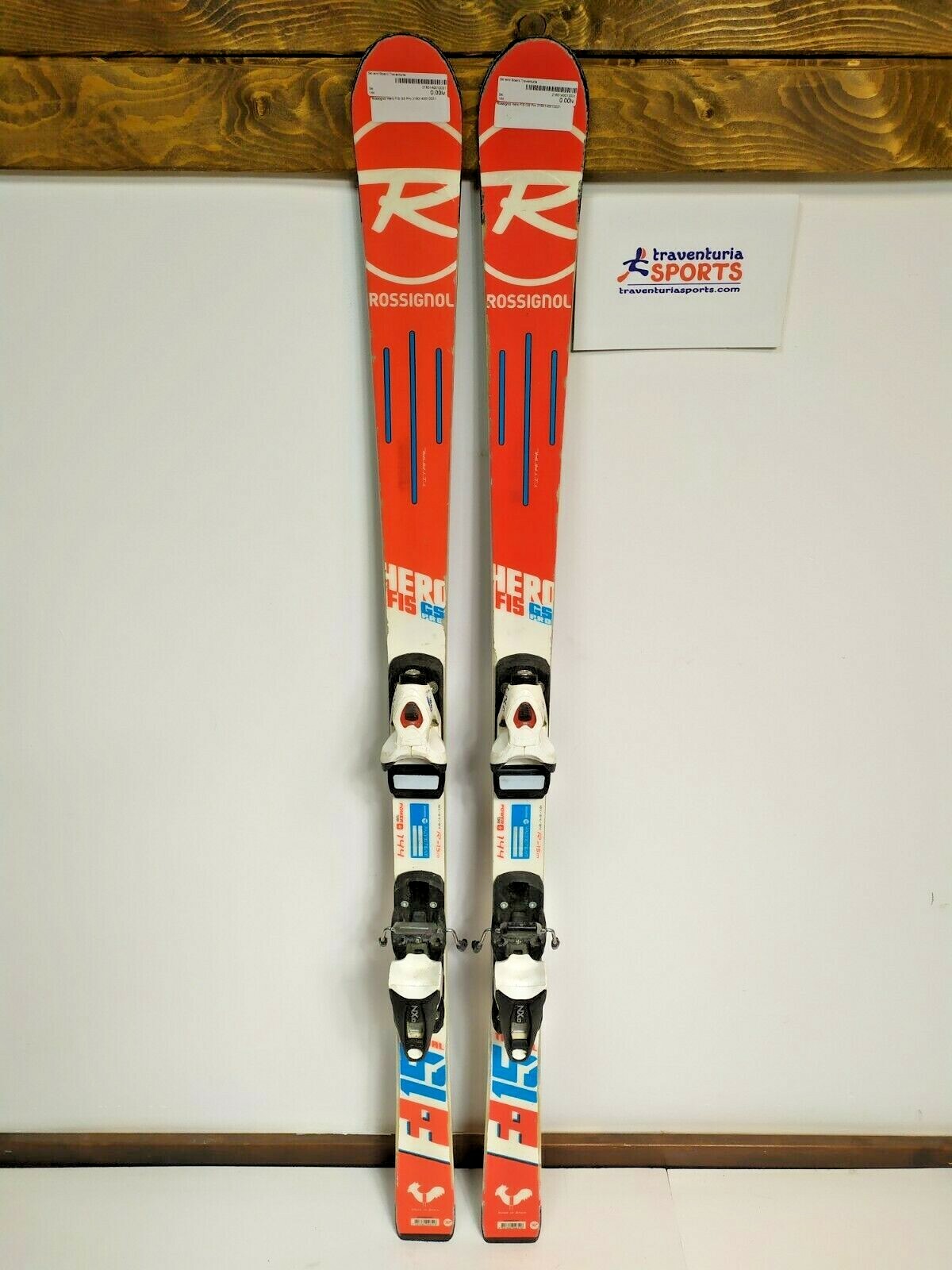 Rossignol Hero FIS GS Pro 144 cm Ski + Look NX 10 Bindings Winter Fun Snow