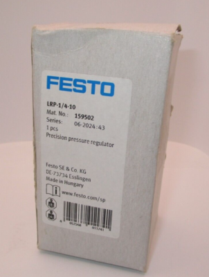 LRP-1/4-10 Precision Pressure Regulator FESTO 159502 FAST SHIPPING