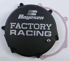 Boyesen Factory Clutch Cover Black Kawasaki KX250 03-04 CC-12AB