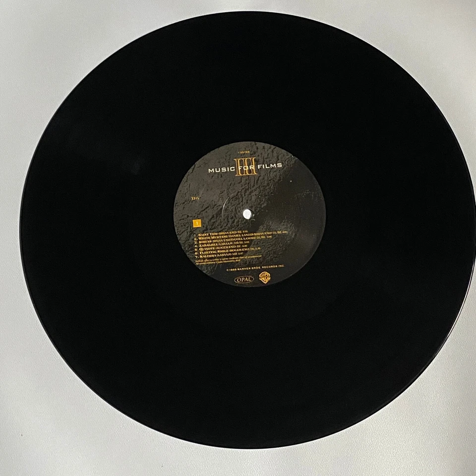 BRIAN ENO/ DANIEL LANOIS/ Various ‎– Music For Films III 1988 US PROMO LP EX/NM Foto 3 de 4