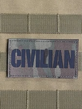 IR Civilian Military Soldier Tactical patch Multicam