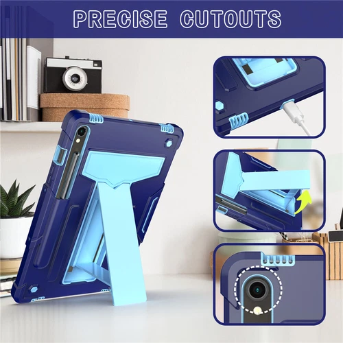Heavy Duty Stand Case Rugged Cover For Samsung Galaxy Tab S10 FE /S10 FE+ Tablet - Picture 31 of 54