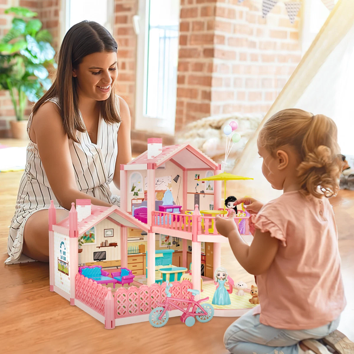 barbie doll big house set