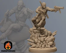Deadpool Proxy works with Marvel Crisis Protocol Superhero Mini Miniature MCP