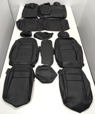 For Honda Civic Sedan Ex 2022-2024 Black Leather Seat Covers Kr126 For Honda Civic Sedan Ex 2022-2024 Black Leather Seat Covers Kr126