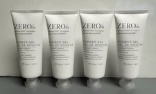 4 PACK Lot Gilchrist Soames Zero% 1.35oz Shower Gel Naturally KIND Travel Size