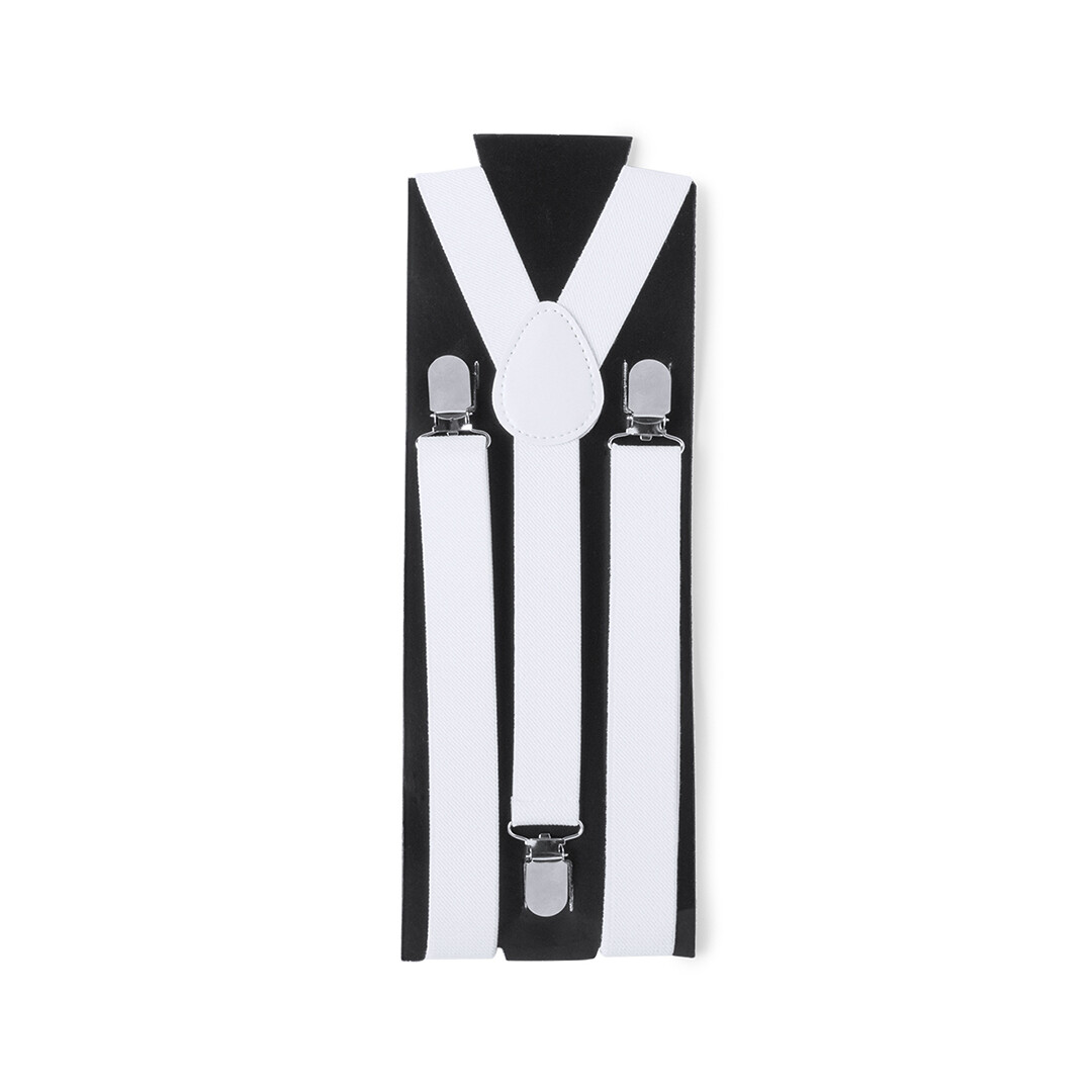 Bretelle Regolabili LJK Unisex Nere Con Clip – Confezione Regalo Inclusa