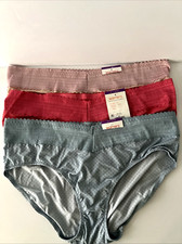 NEW Warner's 3 Pairs No Pinching,No Problems Hipster Panties 2XL/9 Multi-Color