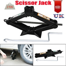 2 Ton Car Scissor Jack Emergency Wind Up Lift Car Truck Repair Tool Tire Replace