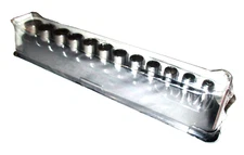 New Snap-on™ 3/8" drive 8 thru 19 mm 6-point Semideep Socket Set 212FSMSY Sealed