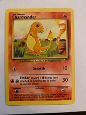 Charmander 46/102 BASE SET Pokemon Card MINT