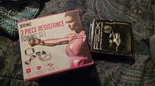 Jeu DVD Home Fitness P90X (MANQUE 2) et kit de tonification EDX 3 pièces kit de résistance