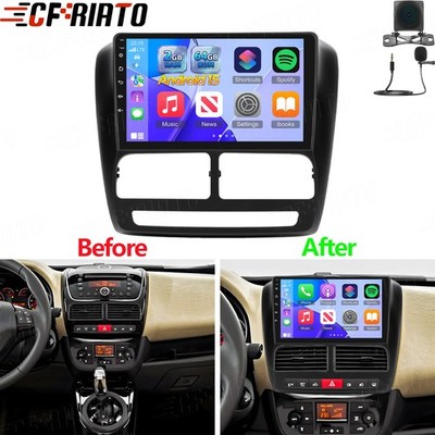 Für Fiat Doblo MK2/Opel Combo D Autoradio Android 15 Carplay GPS WIFI 2+64GB Kam