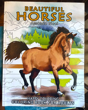 Beautiful Horses - Coloring Book for Adults By Happy Coloring, Amanda Neel