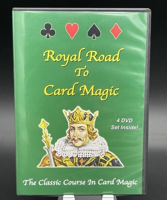 Royal Road To Card Magic Magical Tricks Trick Cards Course 4 DVD Set 2005