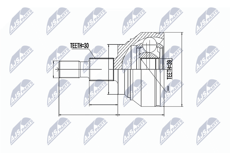 Joint Set, Drive Shaft/Outer Compatible With Mercedes GL 164 06-, ML 164 04- OE - Image 14