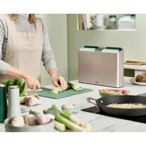 NEW Joseph Joseph Folio Large Chopping Board Editions Sage Set 4pce - Picture 3 of 4