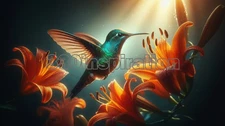 Digital Image Picture Photo Wallpaper Background Desktop Art Hummingbird #A303