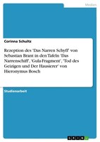 Corinna Schultz | Rezeption Des 'Das Narren Schyff' Von Sebastian Brant In...