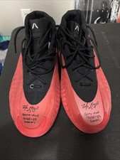 Zeke Mayo Signed Autographed Game Used Adidas AE 1 Worn Win Vs. Cooper Flagg JSA