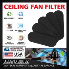 5x Odor adsorption Ceiling Fan Filter Activated Carbon Air Filter Carbon Fiber