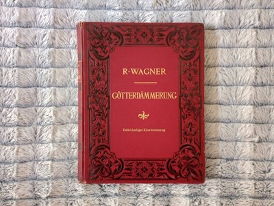 Antique Hardcover Opera Piano Score Das Rheingold Gotterdammerung Richard Wagner