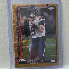 2025 Topps Chrome Jarrett Stidham Denver Broncos Gold #89 13/50 Football Card