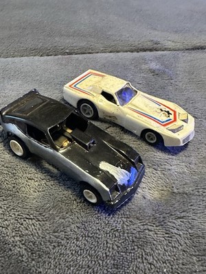 HO SCALE SLOT CAR 1979 Matchbox Speedtrack Racer -(2)-Car Lot-One Is Painted 