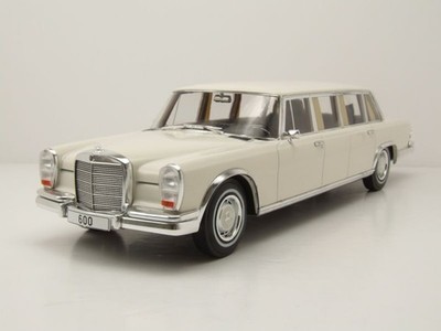 MODELCAR, MERCEDES 600 W100 Pullman 1969 Weiß, 1/18, MOD18188