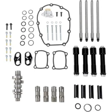 S&S Cycle Camshaft Kit - 496 Chain Drive - Black Pushrod Tubes - M8 310-1410