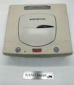 Sega Saturn Console HST-3220 White Model System Controller Tested Japan