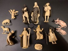 crèche de noël Nativité 1970 Plastique 