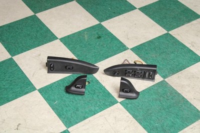 05-07 F250 Black Front Rear Powered Window Control Switches Set 4x OEM OE WTY OE