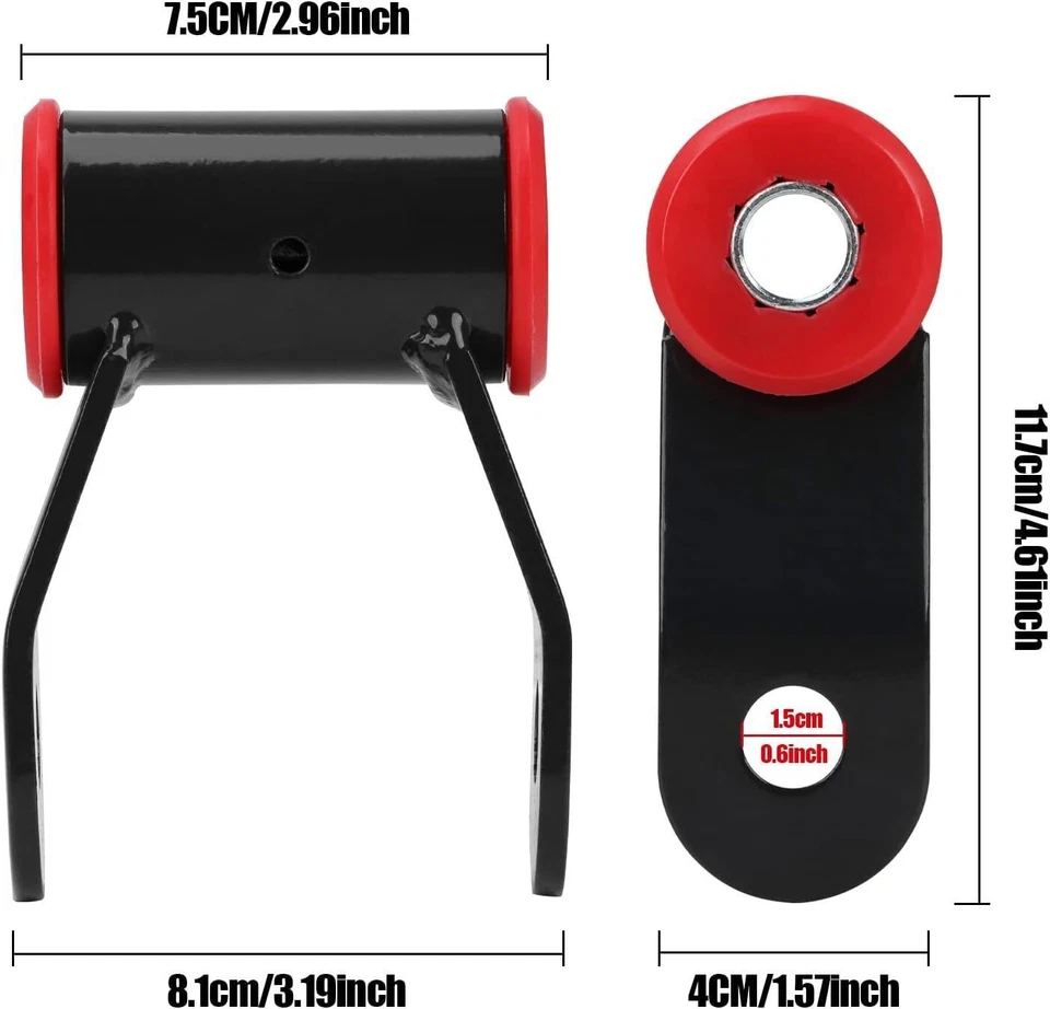 New 1" Rear Shackles Lift 710515 For 1988-2018 Chevy Silverado Sierra 1500 Truck - Imagem 3 de 4