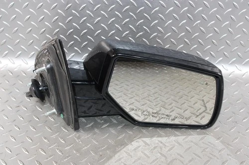15-20 Yukon Black Cap Passenger Right RH Power Door Mirror Blind Spot Glass OEM