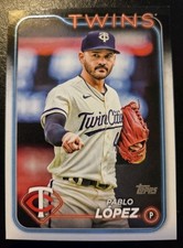 2024 Topps Series 2 Baseball Pablo López #651 Minnesota Twins