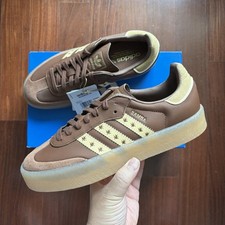 adidas Sambae Preloved Brown Orange Tint Womens Sneakers JS3958