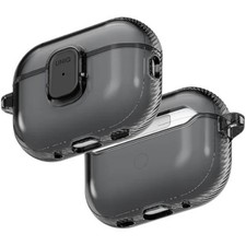 Uniq Glase Pro Gen Lock Apple AirPods Pro 3 Case - Glossy Smoke - Compatible