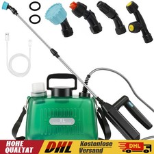 Drucksprüher Akku 8L Elektrischer Pflanzensprüher Gartenspritze Drucksprühgerä