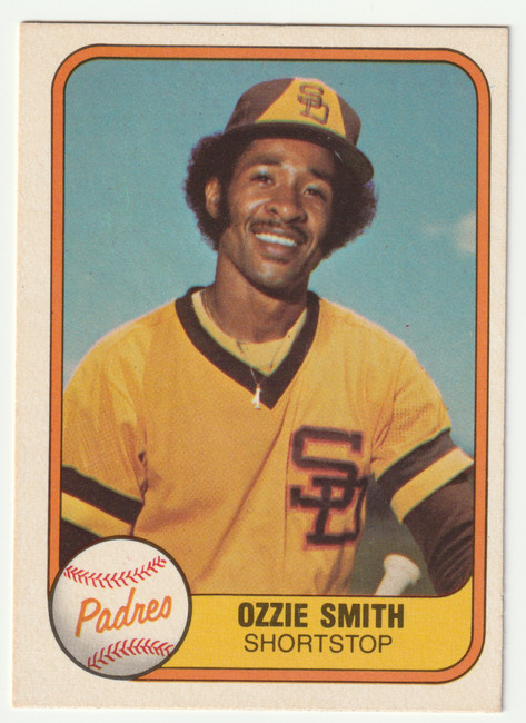 Ozzie Smith 1981 Fleer Card 488
