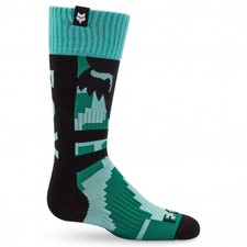 FOX (MX26) Youth MX Socks - 180 KAIROS (Turquoise/Black)